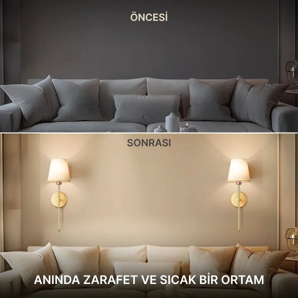 Velora™-Kablosuz Duvar Aplik Seti